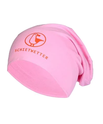 SCHIETWETTER Unisex Erw. Leichte Beanie Mütze Möwe, Übergangsmütze, dünne Kopfbedeckung, Logo-Print, stretch, warm, einfarbig
