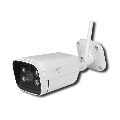 Bullet Außenkamera - 4Mpix IP66 PTZ WiFi & LAN - Wetterfest und klare Bildqualität - Überwachungskamera mit 4Mpix-Sensor, IP66 wetterfest, zwei Wege Kommunikation und einfacher WLAN-Einrichtung für optimale Sicherheit bei Tag und Nacht.