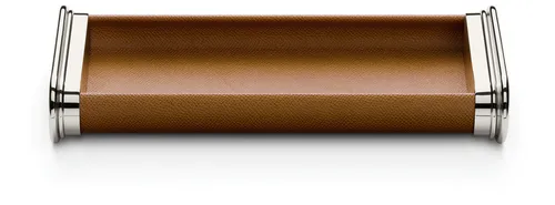 Ablageschale Epsom mit Lederummantelung, Cognac von Graf von Faber-Castell