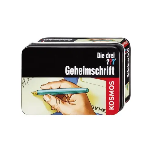 Kosmos-632342 Geheimschrift NEU OVP Die drei Geheimschrift kl DoseHersteller N
