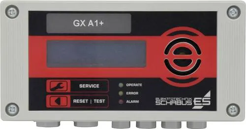 Schabus GX-A1+ Gasmelder - Netzbetriebene Gasmeldezentrale, erkennt zuverlässig Propan, Butan, Methan und mehr - ideal für Sicherheit in Haushalten und Gewerbe.