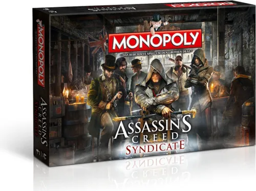 Monopoly Assassin's Creed Syndicate - Gesellschaftsspiel für Fans - Gesellschaftsspiel im Assassin's Creed Syndicate Design, ideal für Freunde und Familie, bringt die spannende Welt von Assassin's Creed auf den Spieltisch!