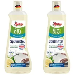 poliboy - 1 Liter - Bio Geschirrspülmittel (perfekt für ökologisches Geschirrspülen - Made in Germany)