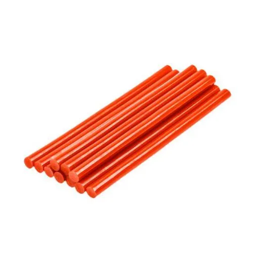rote Klebesticks Heißkleber Klebepatronen Ø 11 mm x 200 mm lang 10 x