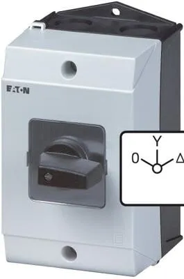 Eaton T3-4-8410/I2 Stern-Dreieck-Schalter - Sicherungen, robuster Stern-Dreieck-Schalter mit IP65 Schutzart, ideal für industrielle Anwendungen und einfache Montage.