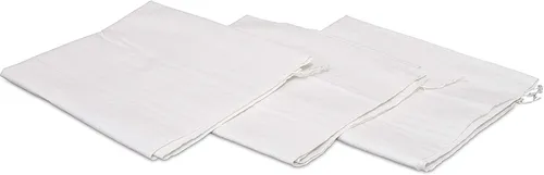 3x Windhager Schwerlastsack Transportsack Gartensack bis 50 kg 60x105 cm weiß