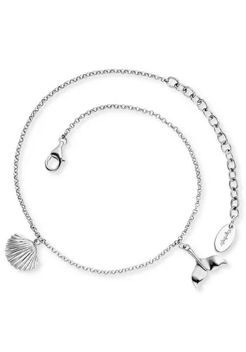 Engelsrufer Damen Fußkettchen Aloha aus Sterling Silber in silber von Engelsrufer