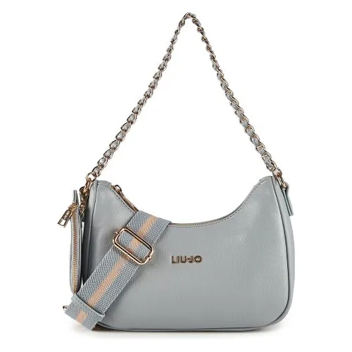 Liu Jo Achala Schultertasche S 23 cm blau - Elegante Liu Jo Achala Schultertasche aus robustem Polyurethan, ideal für jeden Anlass. Praktischer Reißverschluss und verstellbarer Umhängeriemen bieten Komfort und Stil.
