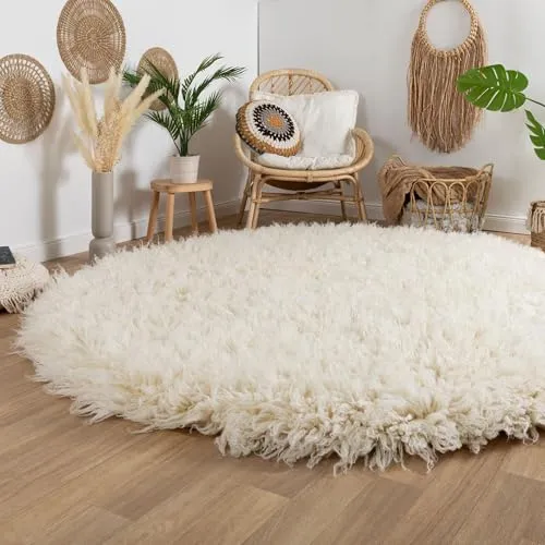 Steffensmeier Flokati Teppich Flokati 4000 in beige von Steffensmeier