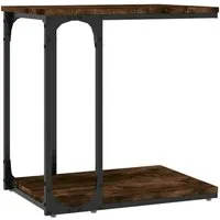 vidaXL Beistelltisch Räuchereiche 50x35x52 cm