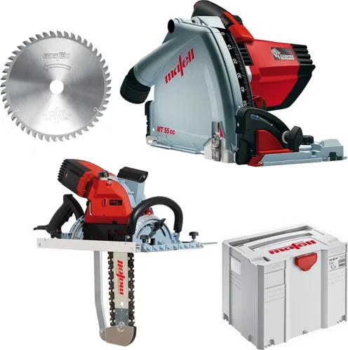 Mafell Zimmerei-Kettensäge ZSXEc / 400HM + Tauchsäge MT 55 cc Midi Max