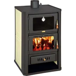 Prity FG W15 Wasserführender Kaminofen mit Backfach von PRITY