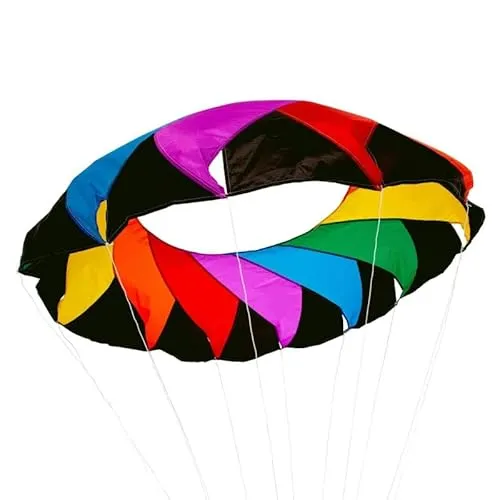 Wolkenstürmer® Bowl BOL M Leinenschmuck, 120cm, Windspiel Dekoration zum Einhängen in die Drachenleine