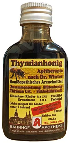 Thymianhonig - 100 ml - klassische Naturheilkunde aus deutscher Traditionsapotheke