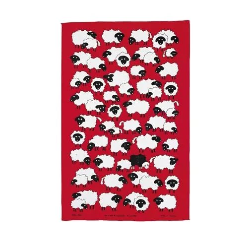 Ulster Weaver Baa Geschirrtuch, Baumwolle, Mehrfarbig von Ulster Weavers