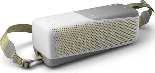 PHILIPS TAS7807W - Kabelloser Bluetooth Lautsprecher, wasserdicht IP67, 24 Stunden Wiedergabe und integrierte Powerbank für Outdoor-Abenteuer