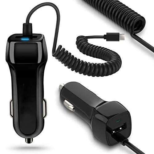 Auto Ladekabel USB-C für Samsung Galaxy S20 FE - Kfz-Handyladegerät, 1 Meter lang mit 3,1A Schnellladung, ideal für Samsung Galaxy S und Note Modelle, bietet höchste Flexibilität und Schutz vor Kabelbruch.