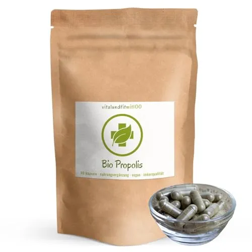 Bio Propolis Kapseln 90 Stück à 224 mg- Extrakt in pflanzlicher Kapsel