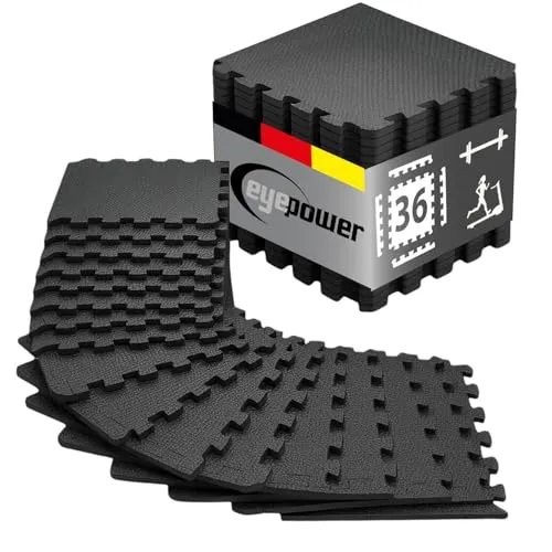 36x Fitness Bodenschutzmatte