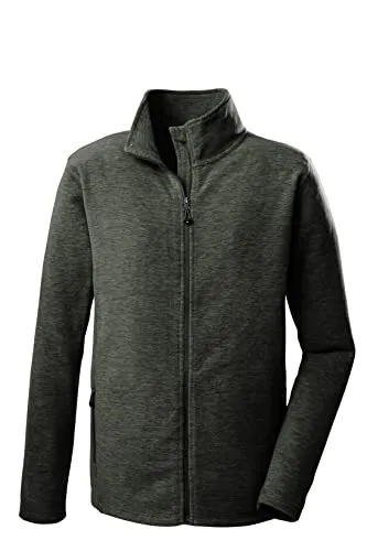 killtec Herren Fleecejacke MN FLC JCKT 5, dunkeloliv, L, 39054-000