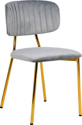 KAYOOM Stuhl Kian 125 2er-Set - Küchenstühle mit samtweichem Bezug und filigranem Metallgestell, ideal für stilvolle Esszimmergestaltung.