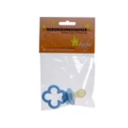 Beruhigungssauger kirschf.Lat.0-6 M.blau 1 St