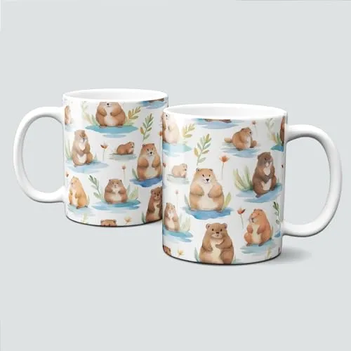 online-hut - Tasse - Kaffeebecher - Lieblingstasse - mit süßen Bibern - LT-315