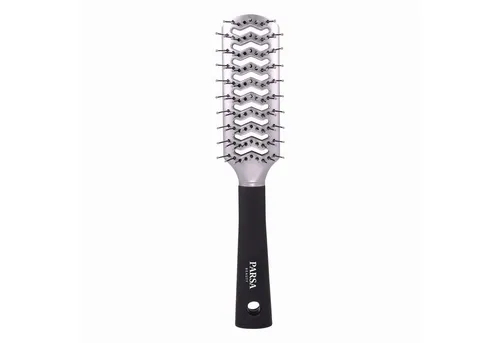 PARSA Beauty Haarbürste PARSA Beauty ESSENTIAL Trend-Line Luftschlitz Haarbürste silber