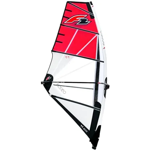 F2 Sale Windsurf Segel Rodeo 4,4qm Rot 2022 – Old-School-Freestyle - Segel für Windsurfen mit kraftvollem Druckpunkt, ideal für klassische Freestyle-Manöver. Robust durch X-Ply-Verstärkungen und leicht dank Monofilm für optimale Performance.