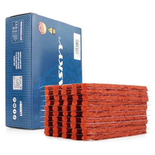 HASKYY Reifen-Reparaturset Reifenreparaturset 50 tlg. Streifen Vulkanisierunsg Satz LKW PKW Flick