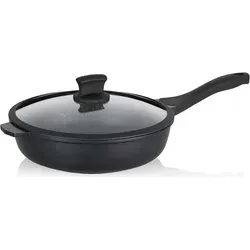 Kela Stella Nova Schmortopf 28 cm - Pfanne 28 cm aus Aluminiumguss, ideal für Eintöpfe und Schmorgerichte. Mit Cool-Touch Griff und einzigartiger Antihaftbeschichtung für perfekte Bratergebnisse.