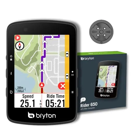 Bryton Rider 650 GPS-Fahrradcomputer mit 2,8