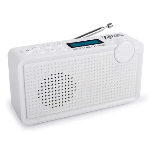 digital Radio DAB+ FM-Radio Anadol ADX P1 weiß tragbar Camping UKW Kopfhörer