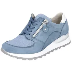 Waldläufer Komfort Schnürschuhe Hiroko-Sof Damen 43 EU - Wanderschuhe aus hochwertigem Echtleder, ideal für den Alltag. Bequem mit Wechselfußbett und 20 mm Sprengung für ein angenehmes Tragegefühl.