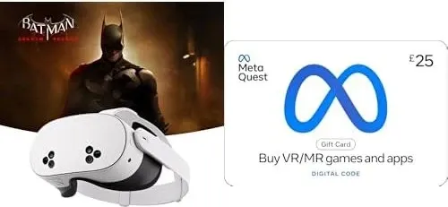 Meta Quest 3S 128GB – All-in-One Mixed Reality Headset mit 3-Monats-Testversion - Erleben Sie immersive Mixed-Reality mit dem Meta Quest 3S. Genießen Sie spannende virtuelle Erlebnisse, multimediales Entertainment und nahtloses Multitasking in einem leichten, komfortablen Design.