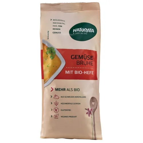 Gemüsebrühe - Hefe glutenfrei Nachfüllbeutel 500g | NATURATA