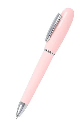 ONLINE Kugelschreiber Highway Rose I Edle Drehkugelschreiber in Pastell-Rosa mit internationaler Großraummine I Schreibfarbe Schwarz I Mit robustem Metallclip und Aluminium-Gehäuse
