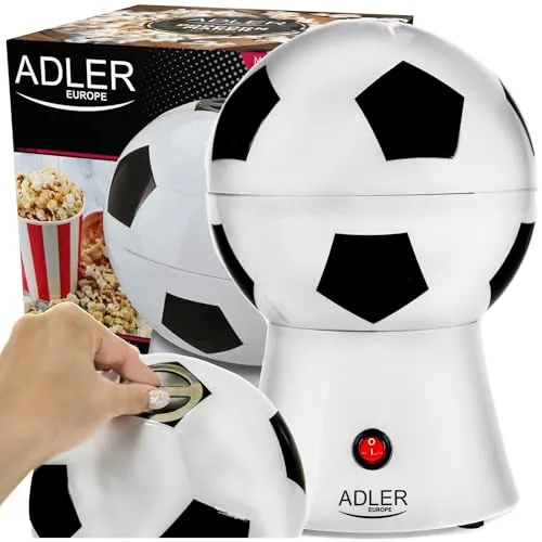 ADLER Popcorn Maker 1200W – Schnelles, fettfreies Popcorn