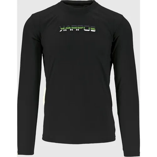 Karpos Loma Jersey LS black/jasmine green (081) M