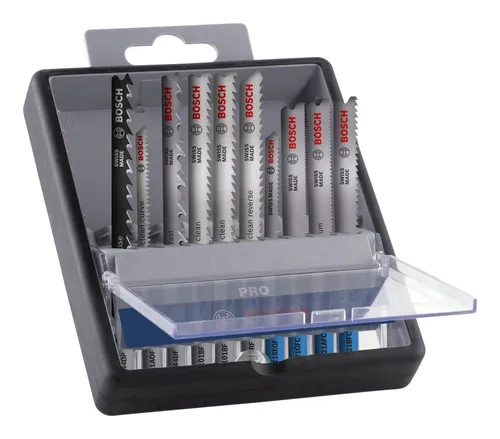 Bosch Accessories 2607011943 PRO Wood and Metal Set - Sägeblätter für Holz und Metall mit herausragender Lebensdauer, ideal für präzise Schnitte und vielseitige Anwendungen.