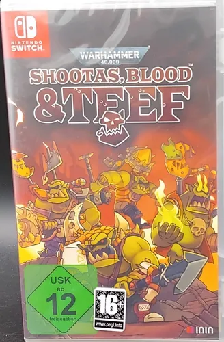 Warhammer 40.000: Shootas, Blood & Teef - Actionreiches 2D-Side-Scroller-Spiel für Nintendo Switch, mit bis zu 20 Waffen und lokalem sowie online Koop-Modus für bis zu 4 Spieler!