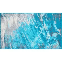 Grund Badematte Magma in blau von GRUND