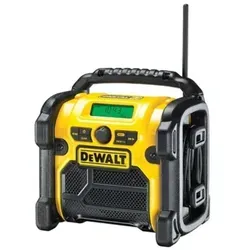 Dewalt XR LI-ION FM/AM Compact Radio - Gelb - Baustellenradio mit robustem Design, ideal für den Einsatz auf Baustellen und bietet hervorragenden Klang.