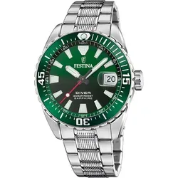 Festina Diving Watch F20669/2 - Armbanduhren für Herren mit 200 Meter Wasserdichtigkeit, kratzfestem Saphirglas und 2 Jahren Herstellergarantie – ideal für Taucher und Outdoor-Enthusiasten.