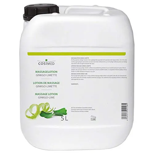 cosiMed Massagelotion Ginkgo-Limette, Massage Lotion, 5 l