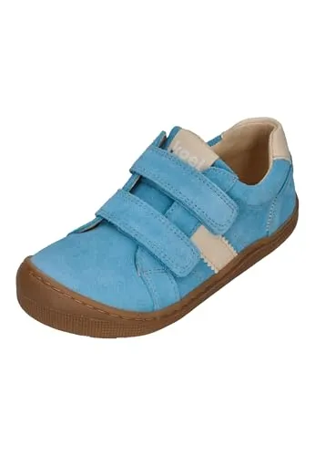 KOEL DENIS SUEDE 3.0 Barfußschuh in Jeansblau, Größe 31 EU - Bequemer Barfußschuh aus Veloursleder in Jeansblau, ideal für den Alltag. Mit Klettverschluss für einfaches An- und Ausziehen und normaler Schuhweite.