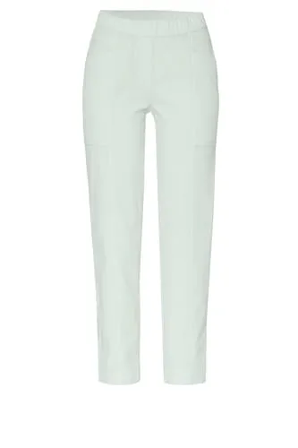 TONI Jogg Pants Sue 7/8 in Fresh Mint, Größe 44 - Stoffhosen aus 82% Baumwolle, ideal für Komfort und Stil im Alltag, perfekt für entspannte Anlässe.
