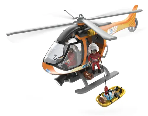 Playtive Go Set Medium, mit Licht- und Soundeffekten Hubschrauber Kinder Spiel