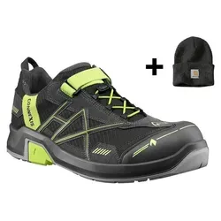 Sicherheitshalbschuh CONNEXIS Safety T S1 low grey-citrus - Arbeits- & Schutzkleidung mit extrem hoher Rutschfestigkeit und innovativer Sohlenkonstruktion für sicheren Halt auf glatten Oberflächen. Ideal für den täglichen Einsatz in anspruchsvollen Umgebungen.