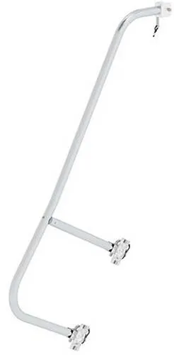 MUNK Handlauf steckbar für Podestleitern 50103-51208li - Zubehör für Treppen & Überstiege, steckbare Ausführung für einfache Montage und Demontage ohne Werkzeug, ideal für Podestleiter mit 7-8 Stufen.